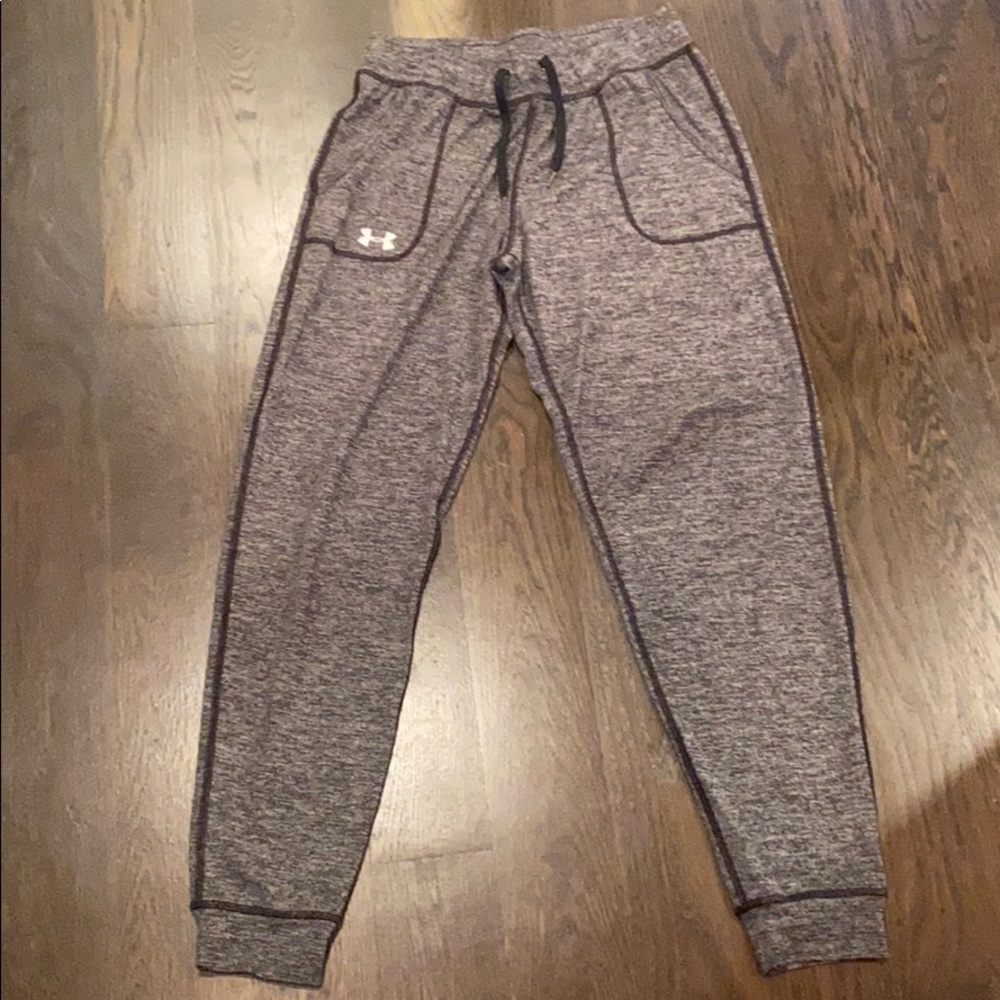 Grey under armour sweatpants